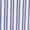 Stripe Ruched Sleeve Shirtdress: Blue With Off White / M