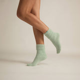 Faceplant Dreams - Soft Fuzzy Lounge Socks: Pink