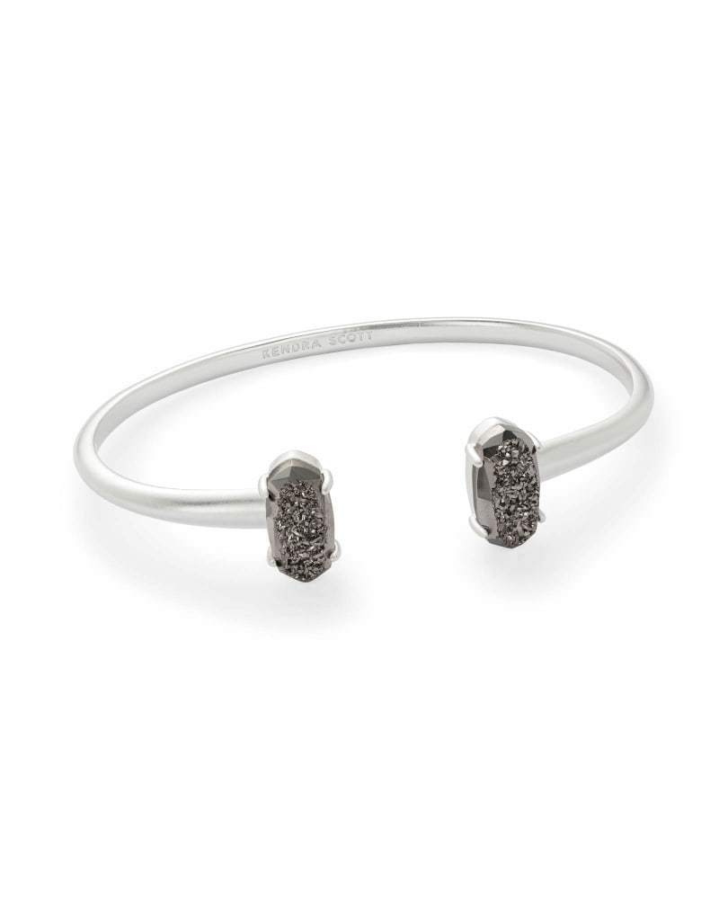Kendra Scott - Edie Silver Cuff Bracelet - Platinum Drusy