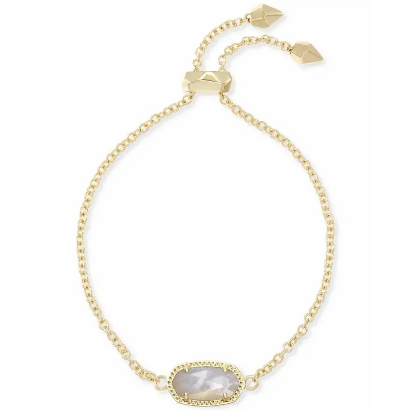 Kendra Scott - Elaina Adjustable Chain Bracelet - Ivory