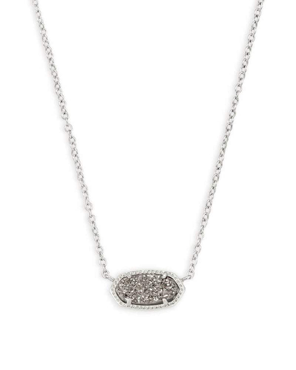 Kendra Scott - Elisa Pendant Necklace In Silver - Platinum