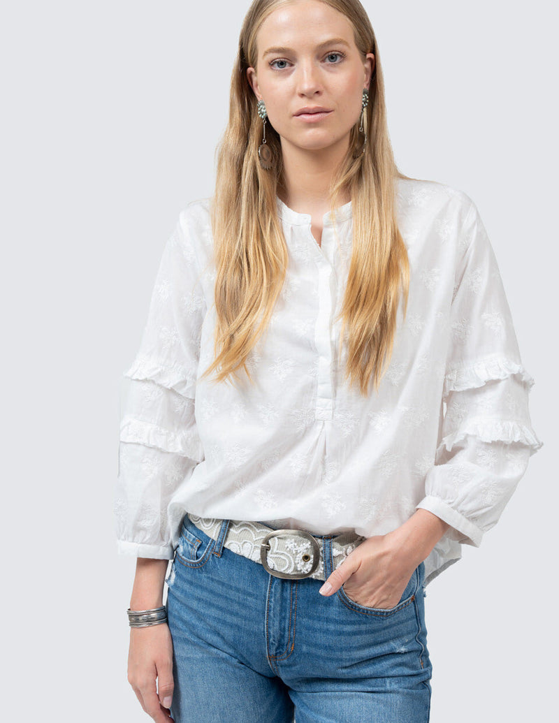 Ivy Jane - Eyelet Popover Shirt