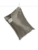 Satin Decorative Nursery Pillow: Silver