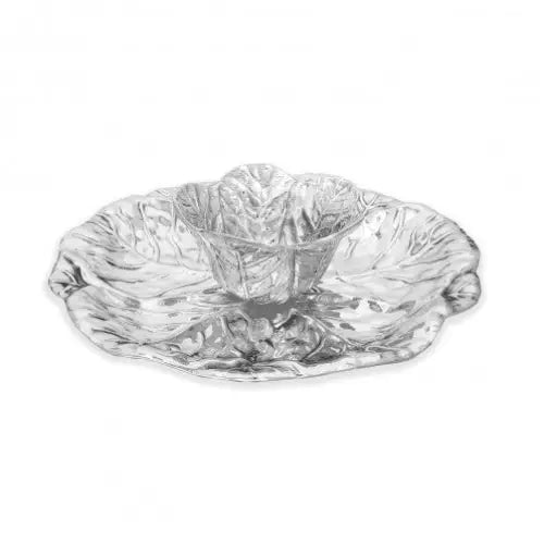 Beatriz Ball - Bowls - Garden Cabbage Tray with Dip Bowl