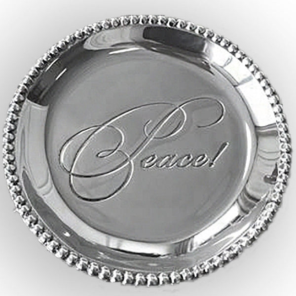 Beatriz Ball - Trays Giftables Organic Pearl Round Engraved