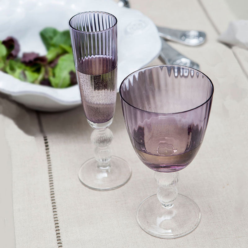Beatriz Ball - Glasses Glass Venice Champagne Flute Purple