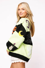 Queen of Sparkles - Light Green & Black Checkered Halloween