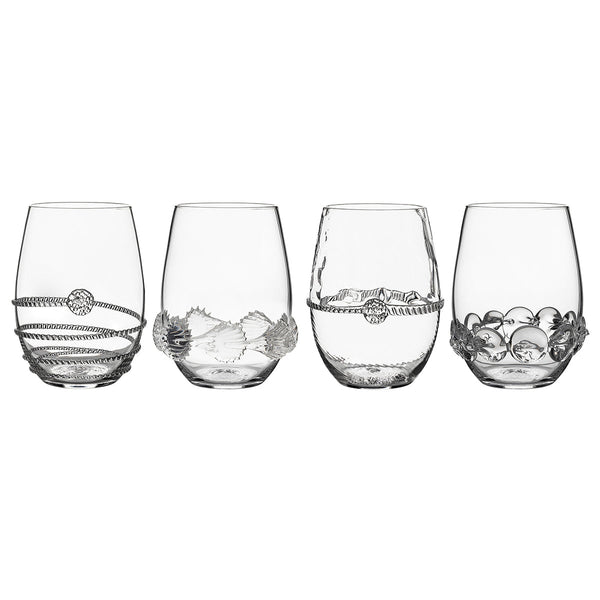 Juliska - Wine Glasses Heritage Stemless Set Of 4