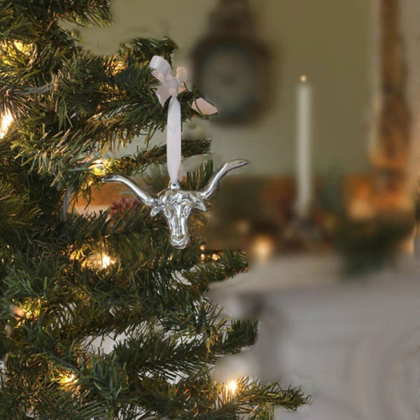 Beatriz Ball - Ornaments - Holiday Longhorn Ornament