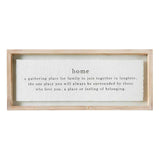 Mudpie - Plaque - Home Definition Glass