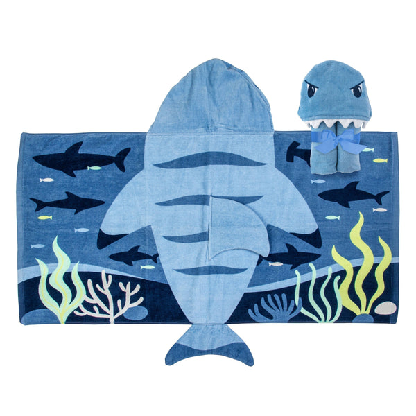 Stephen Joseph - Hooded Towel Shark