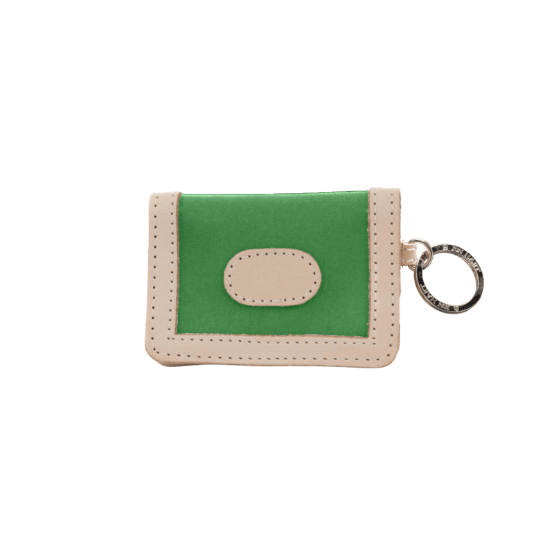 Jon Hart Design - Wallet - Id - Kelly Green Coated Canvas