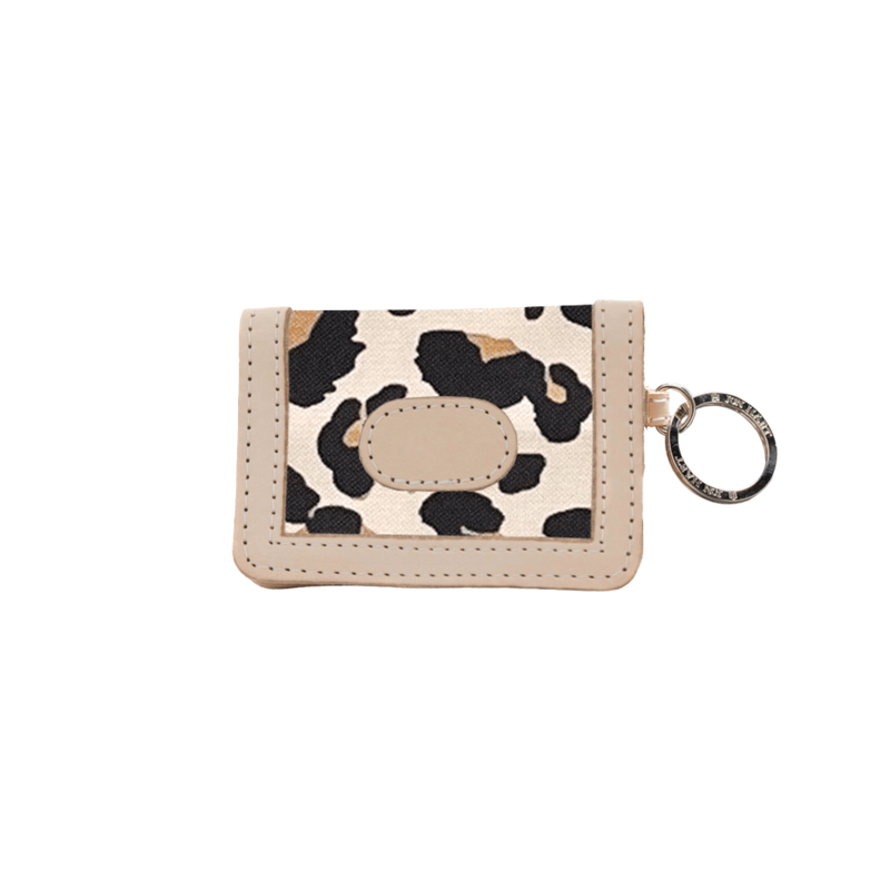 Jon Hart Design - Wallet - Id - Leopard Coated Canvas