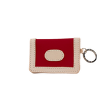 Jon Hart Design - Wallet - Id - Red Coated Canvas