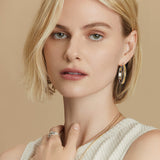 Interlok Heirloom Hoop Earrings, view 2