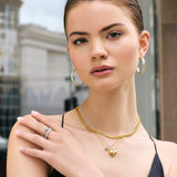 Interlok Heirloom Hoop Earrings, view 4