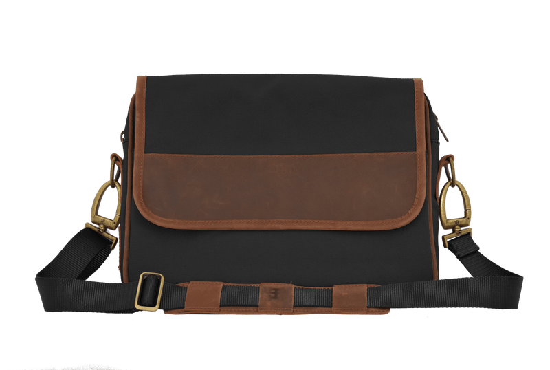 Jon Hart Design - Travel - Jh Messenger Bag - Black Canvas