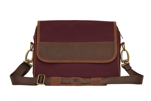 Jon Hart Design - Travel - Jh Messenger Bag - Brick Canvas