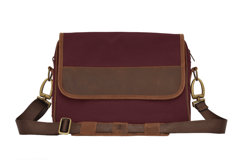 Jon Hart Design - Travel - Jh Messenger Bag - Brick Canvas