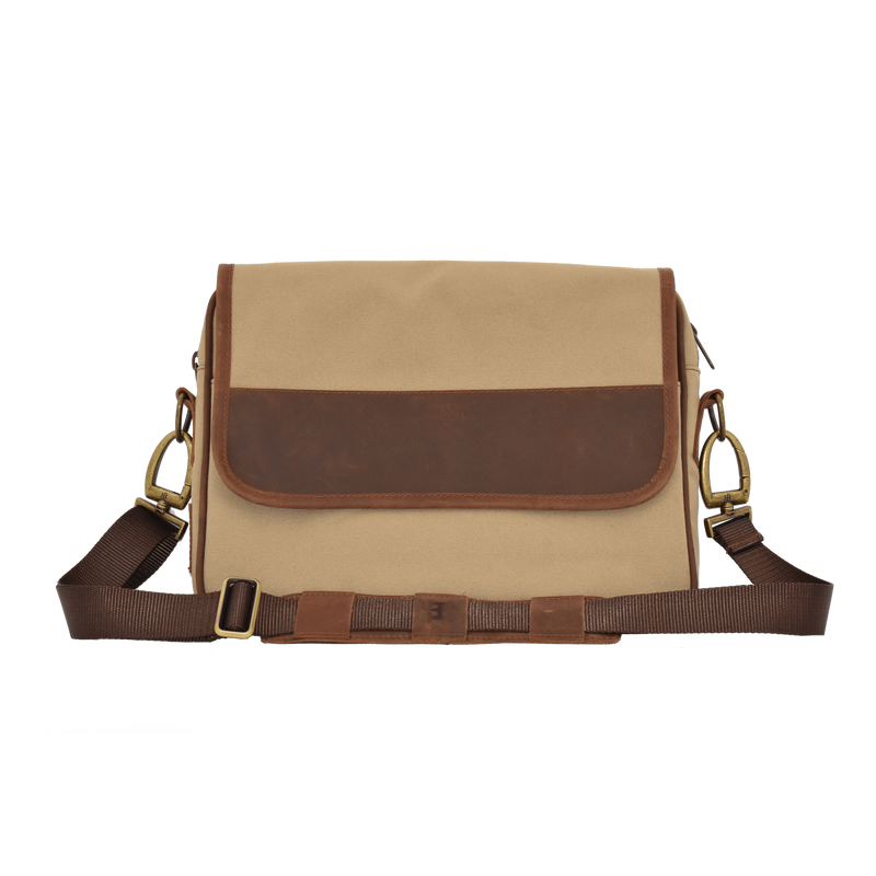 Jon Hart Design - Travel - Jh Messenger Bag - Khaki Canvas