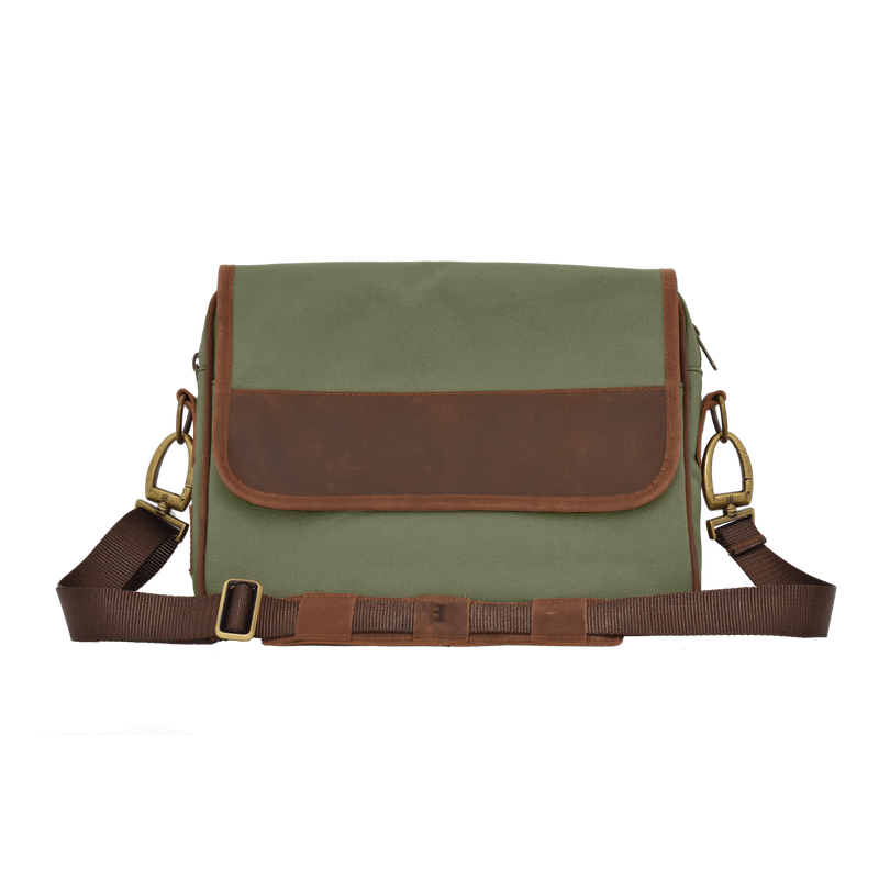 Jon Hart Design - Travel - Jh Messenger Bag - Olive Canvas