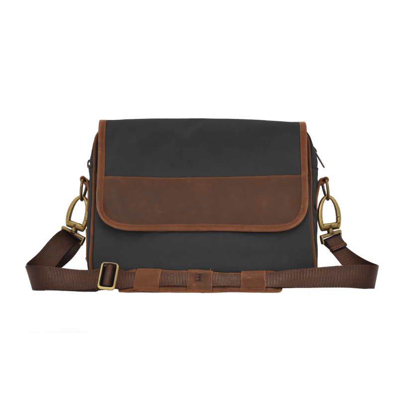 Jon Hart Design - Travel - Jh Messenger Bag - Smoke Canvas