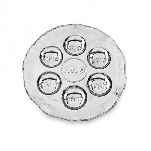Beatriz Ball - Platters - Judaica Seder Plate with Pearls