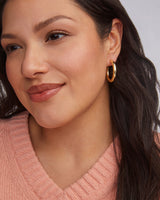 Colette Hoop Earrings in Gold by Kendra Scott