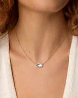 Elisa Gold Pendant Necklace in Dichroic Glass by Kendra Scott