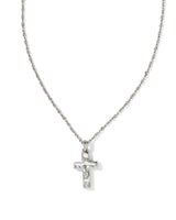Cross Pendant Necklace in Silver by Kendra Scott