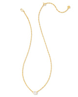 Cailin Gold April Pendant Necklace by Kendra Scott