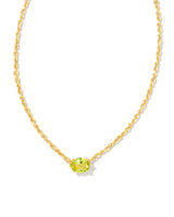 Cailin Gold August Pendant Necklace by Kendra Scott