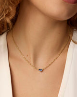 Cailin Gold December Pendant Necklace by Kendra Scott