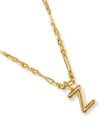 Bubble Letter Z Gold Short Pendant Necklace by Kendra Scott