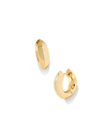 Mikki Metal Huggie Earrings in Gold by Kendra Scott