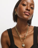 Courtney Paperclip Necklace in Gold by Kendra Scott
