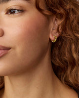 Cailin Gold August Huggie Earrings by Kendra Scott