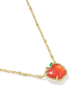 Apple Gold Short Pendant Necklace by Kendra Scott