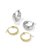 Gabriella Mixed Metal Set of 2 Huggie Earrings by Kendra Scott