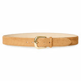 Kennedy Leather Belt in Camel Gold