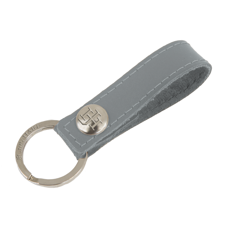 Jon Hart Design - Travel - Key Ring - Steel Leather