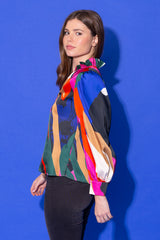 Phoebe Top in Solar Vines - image 3