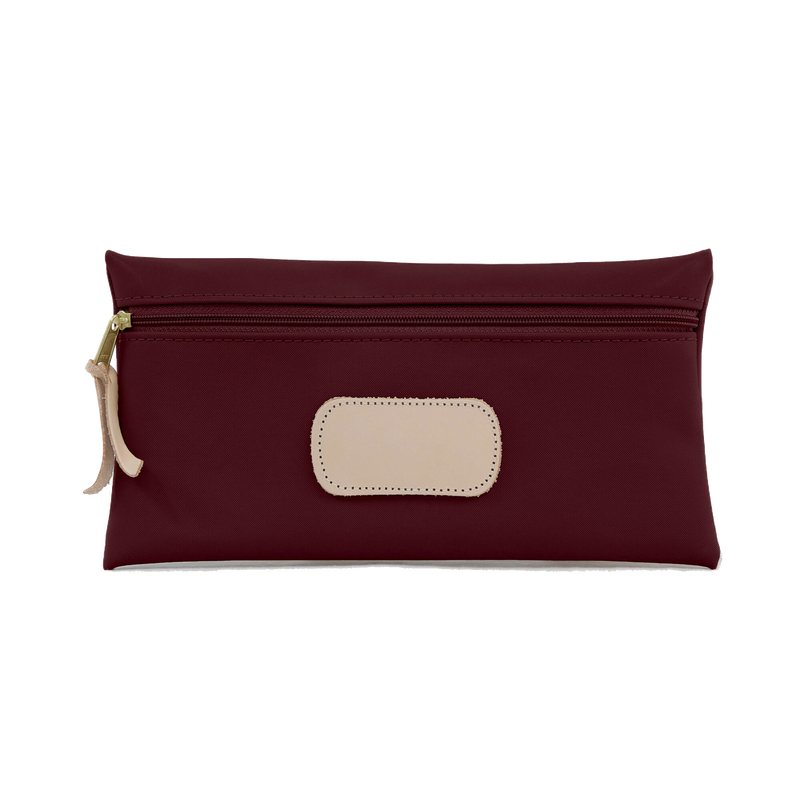 Jon Hart Design - Large Pouch - Burgundy Coated Canvas