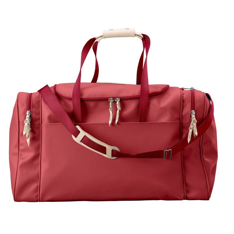 Jon Hart Design - Travel - Large Square Duffel - Red Coated