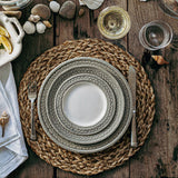 Juliska - Dinner Plates - Le Panier Plate - Grey Mist