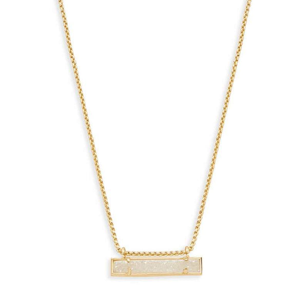 Kendra scott opal shop bar necklace