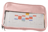Jon Hart Design - Leather Clear Folio - Blush