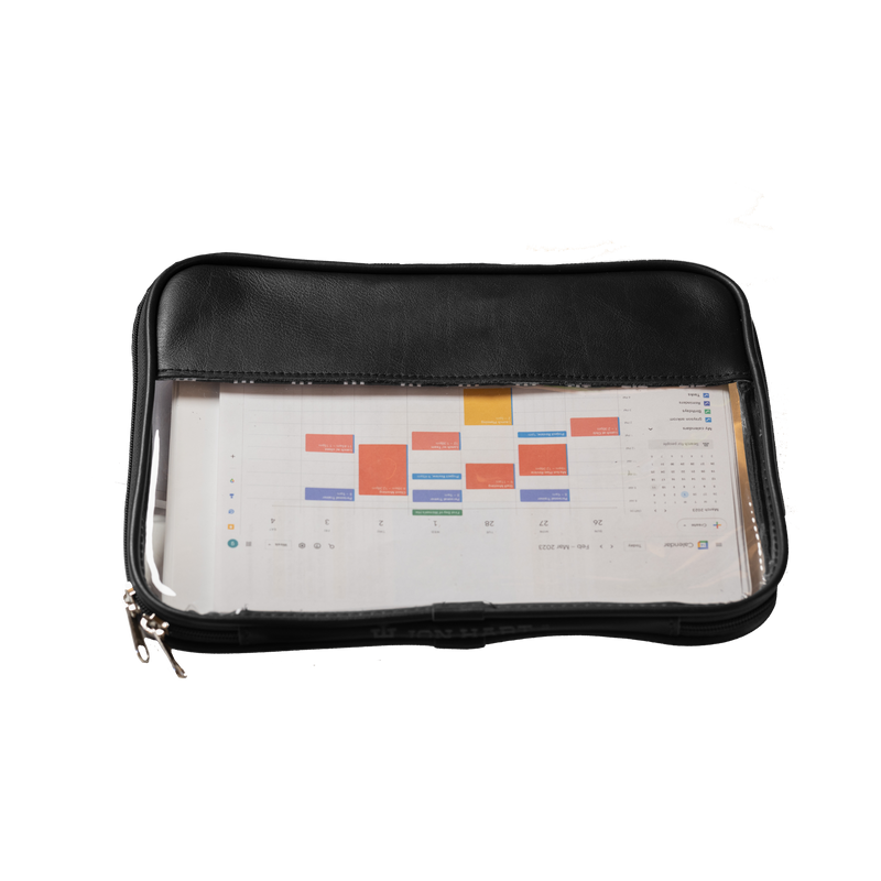 Jon Hart Design - Leather Clear Folio