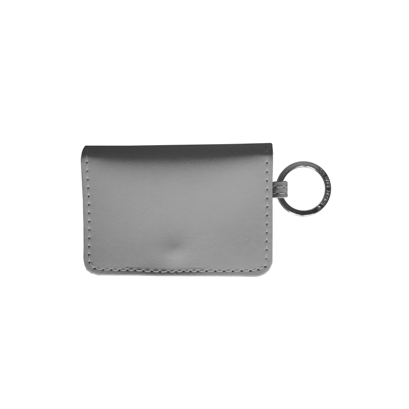 Jon Hart Design - Travel Leather Id Wallet Steel
