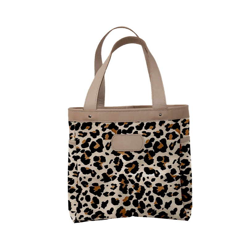 Jon Hart Design - Totes and Crossbodies - Left Bank - Leopard Coated Canvas